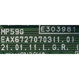 MAIN PARA MONITOR LG / NUMERO DE PARTE EAX67270703 / EAX67270703 / MODELO 27MP59G-P